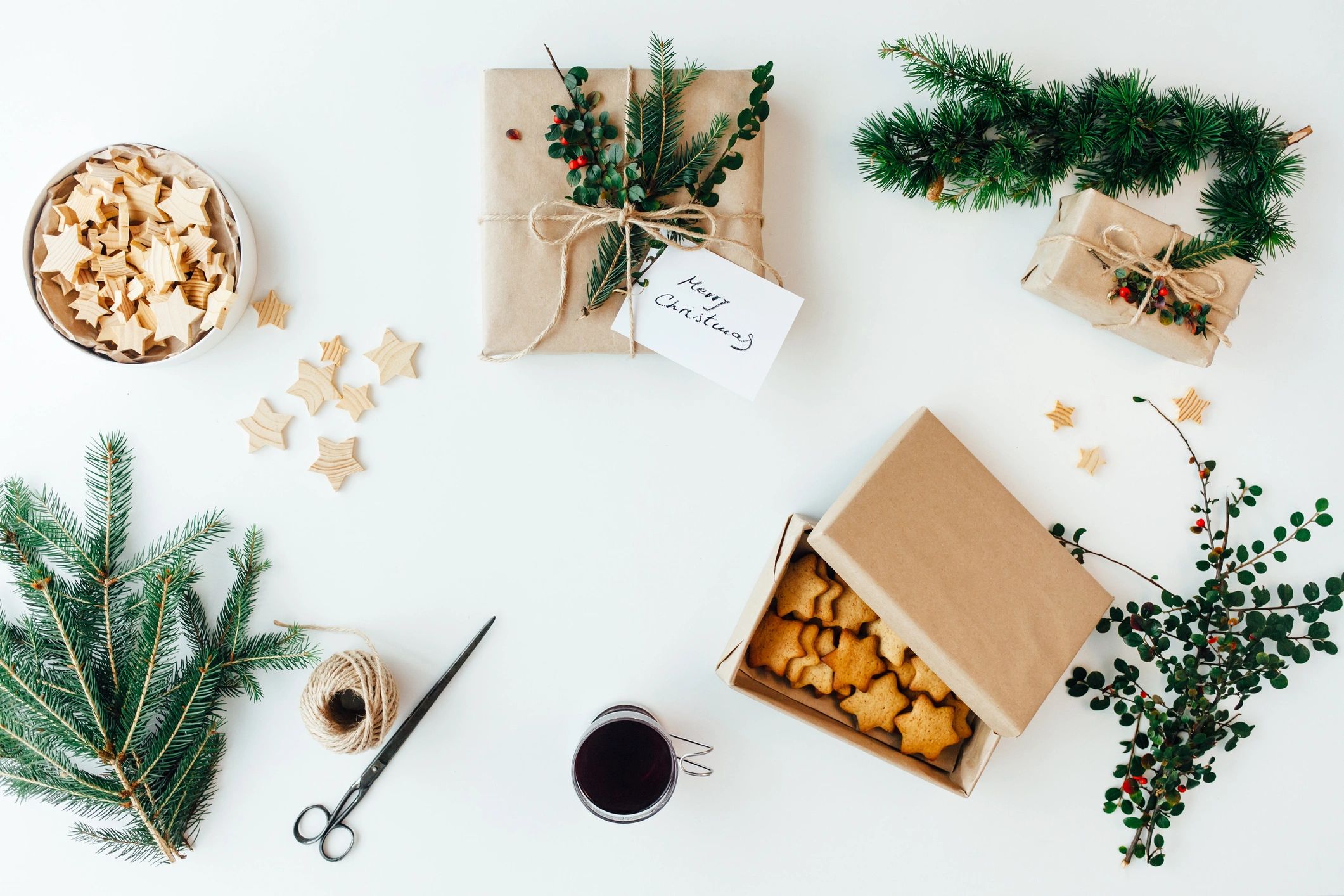 Accessories for packing Christmas presents